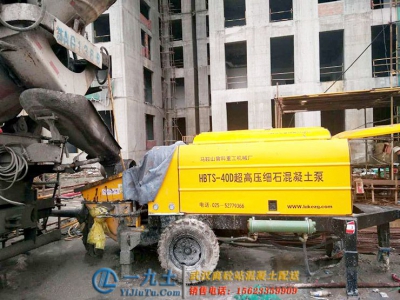 武汉江岸区江汉北路旧房改造C25混凝土泵送配送